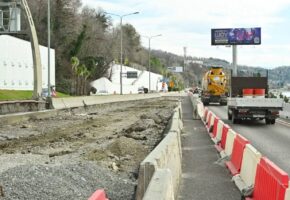 Мэр Прошунин: ремонт опасного участка А-147 в Хосте завершат к лету