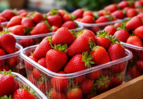 Клубнику по 900 рублей за килограмм начали продавать на рынках Новороссийска