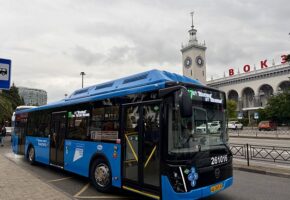 На маршрут № 17 выпустили первые автобусы из новой партии в Сочи